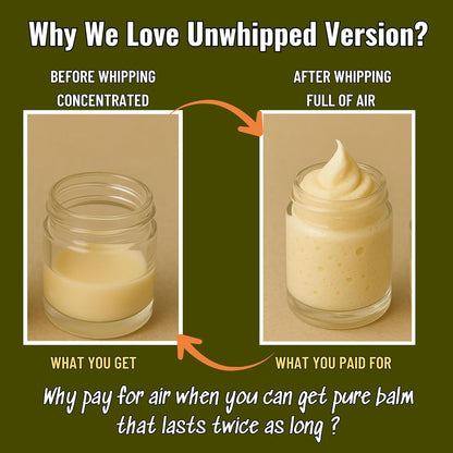 ProSeed Manuka Honey Unwhipped Tallow Balm – Handmade Grass-Fed Beef Moisturizer with Frankincense,