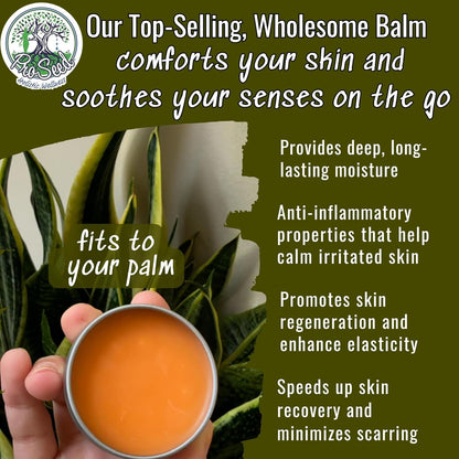 ProSeed Manuka Honey Unwhipped Tallow Balm – Handmade Grass-Fed Beef Moisturizer with Frankincense,